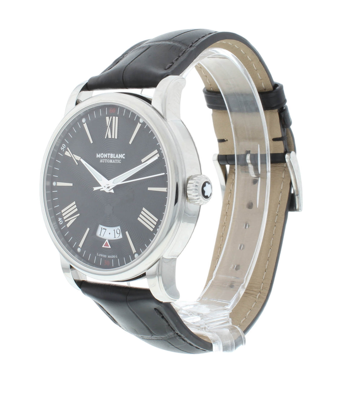 Montblanc 4810 42mm Stainless Steel Automatic Black Dial Men's Watch 115122