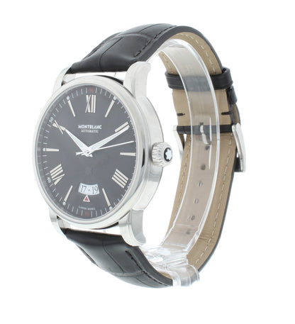 Montblanc 4810 42mm Stainless Steel Automatic Black Dial Men's Watch 115122