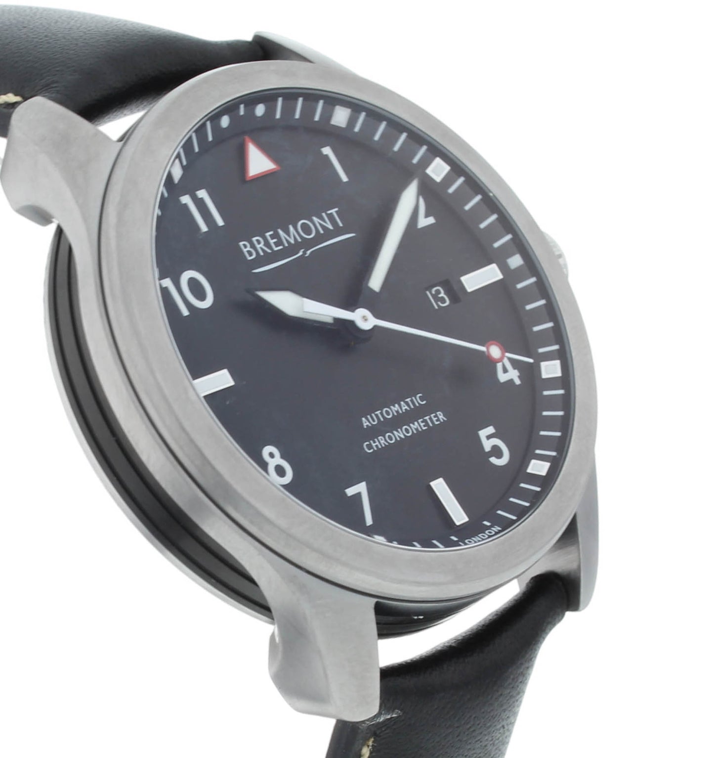 Bremont Solo Chronometer Black Dial 43mm Automatic Men’s Watch SOLO43-P-BK-R-S