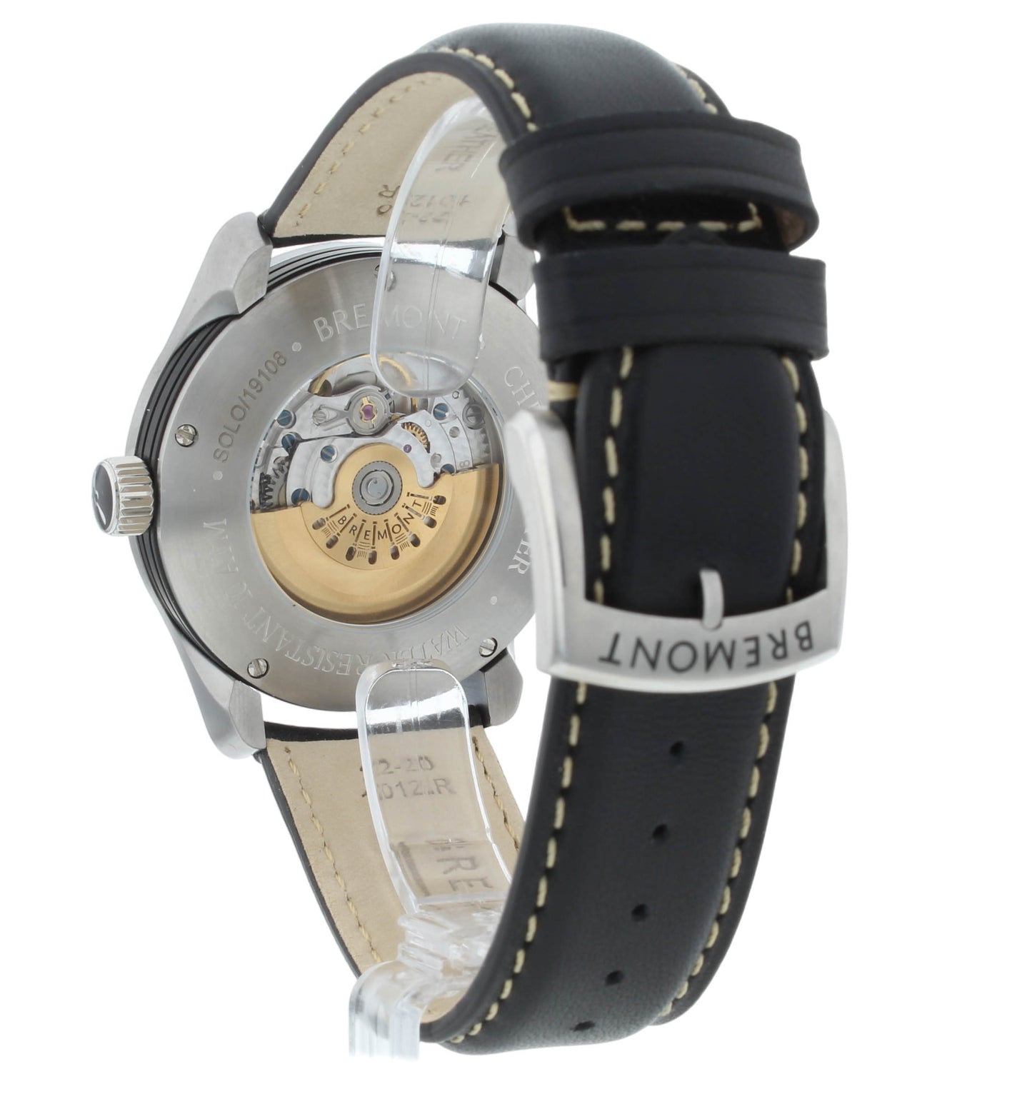 Bremont Solo Chronometer Black Dial 43mm Automatic Men’s Watch SOLO43-P-BK-R-S