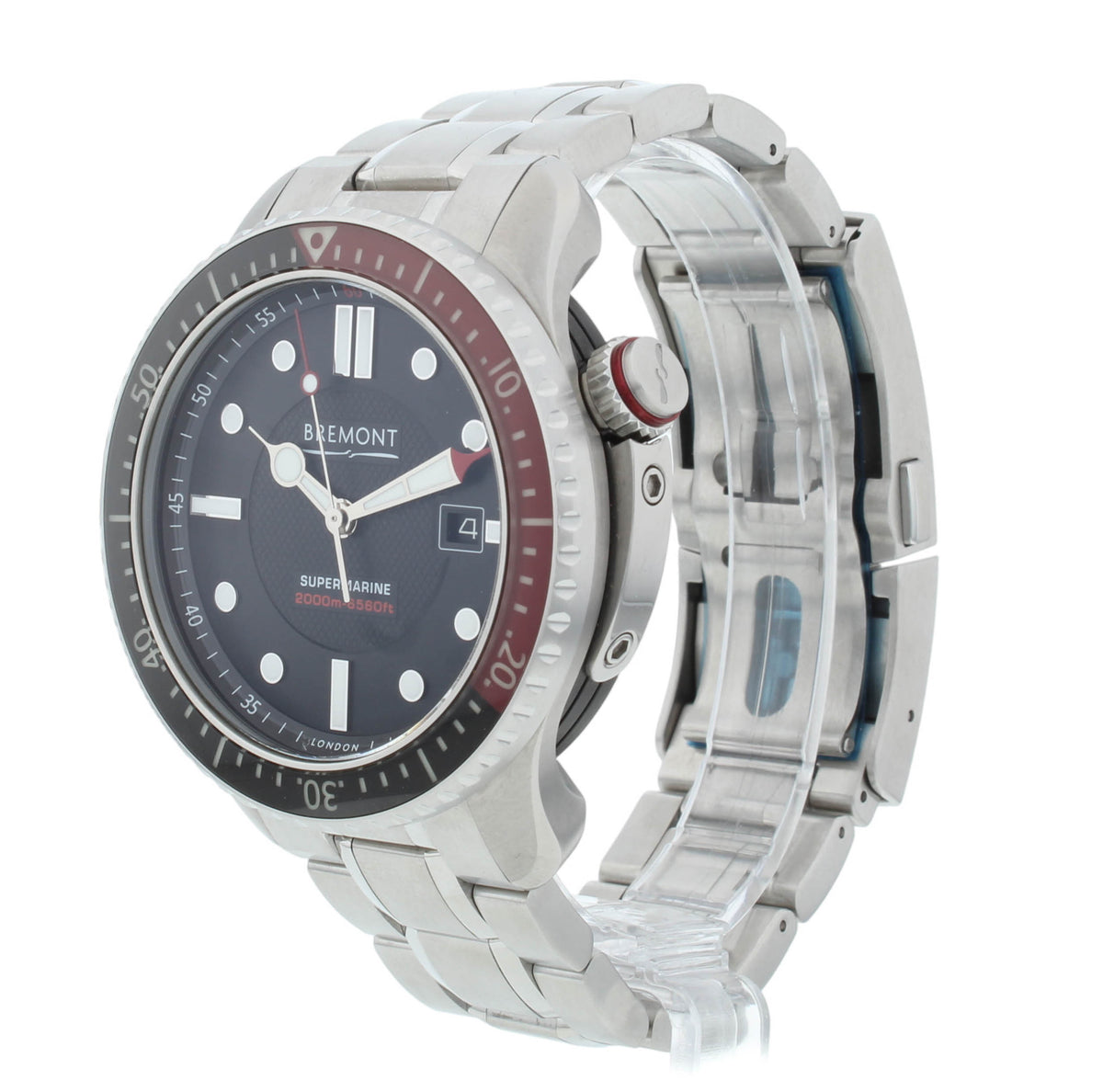 Bremont Supermarine 45mm Automatic Black Dial Men's Watch S2000-RD-B