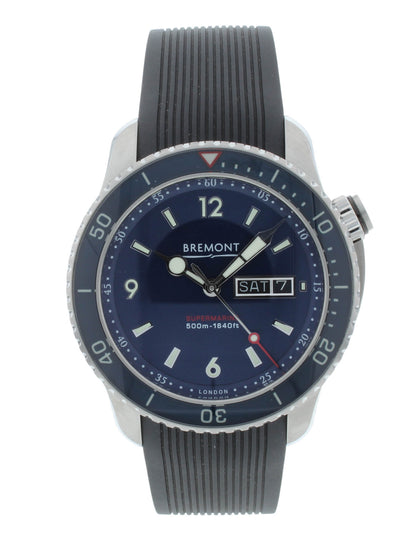Bremont Supermarine S500 Blue Dial 43mm Automatic Men's Watch S500-BL-2018-R-S
