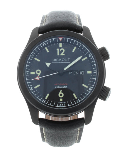 Bremont U-2 43mm Black Dial Automatic Stainless Steel Men's Watch U2-O-R-S