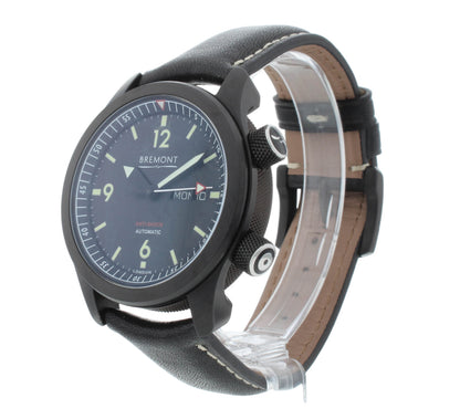 Bremont U-2 43mm Black Dial Automatic Stainless Steel Men's Watch U2-O-R-S