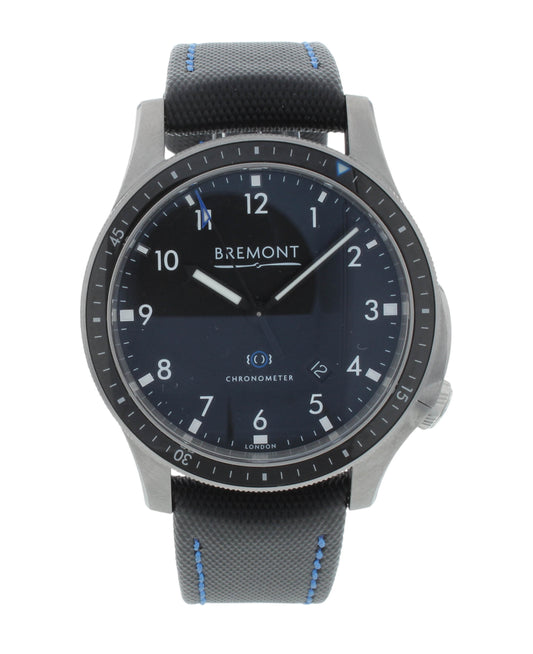 Bremont Boeing Model 1 43mm Black Dial Stainless Steel Men's Watch BM1-BK-R-S