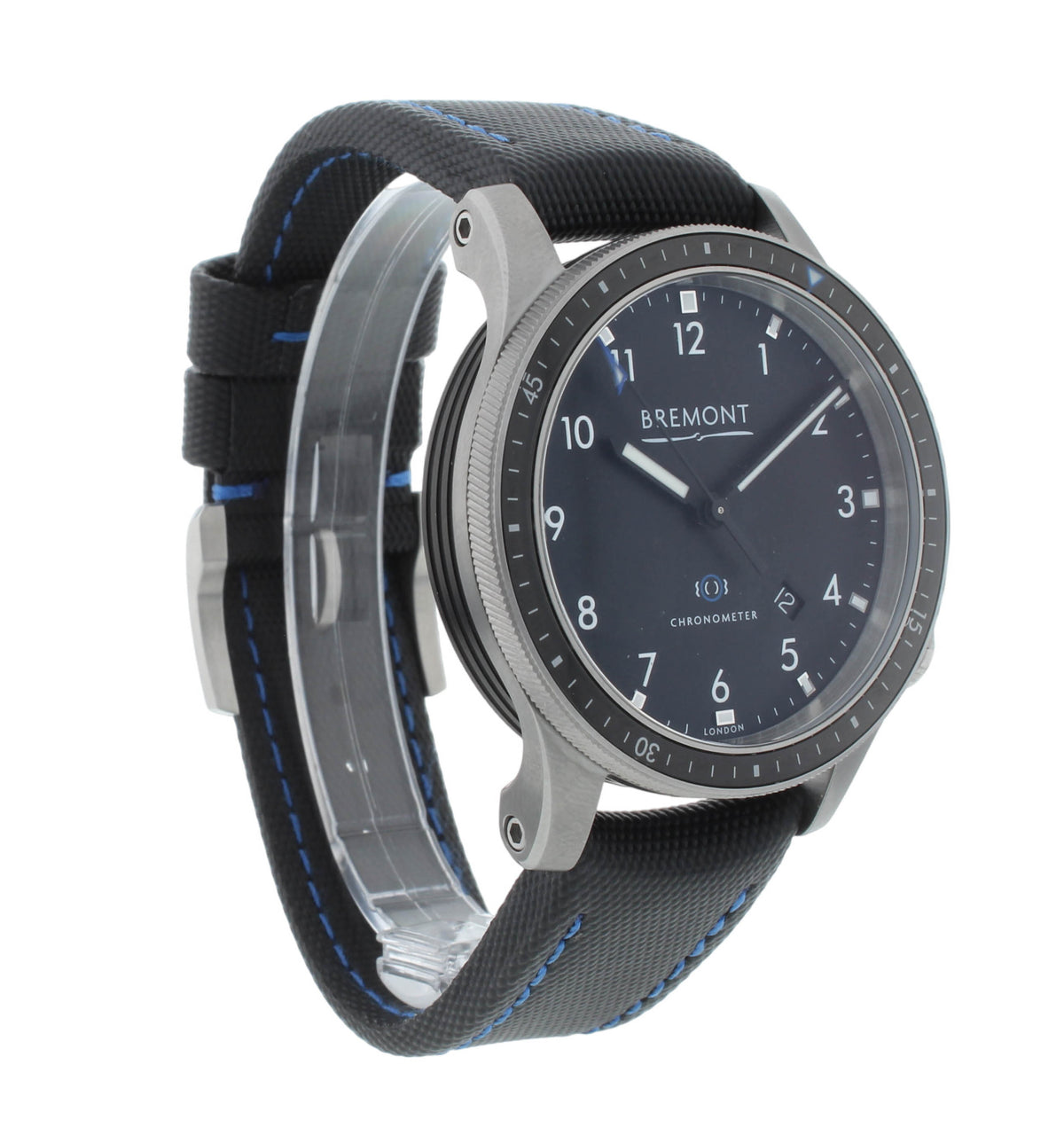 Bremont Boeing Model 1 43mm Black Dial Stainless Steel Men's Watch BM1-BK-R-S