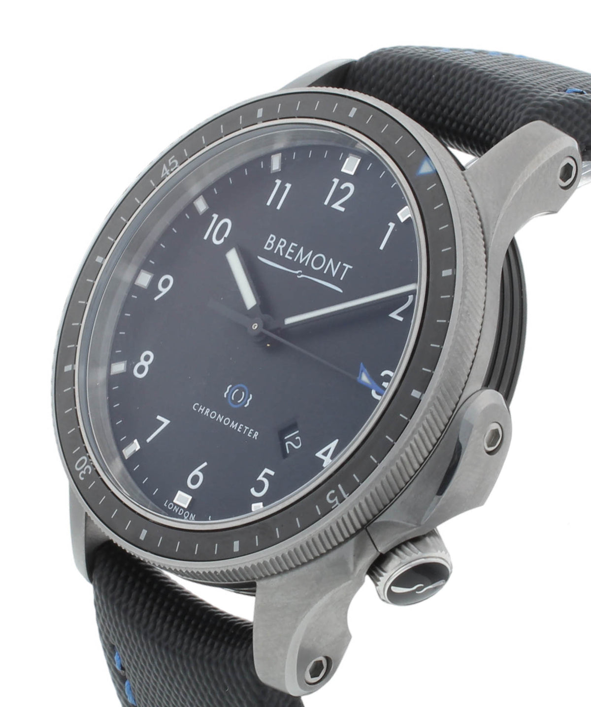 Bremont Boeing Model 1 43mm Black Dial Stainless Steel Men's Watch BM1-BK-R-S