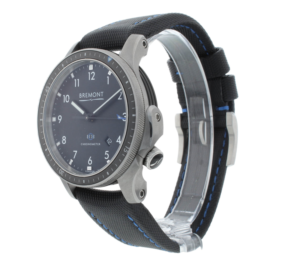 Bremont Boeing Model 1 43mm Black Dial Stainless Steel Men's Watch BM1-BK-R-S