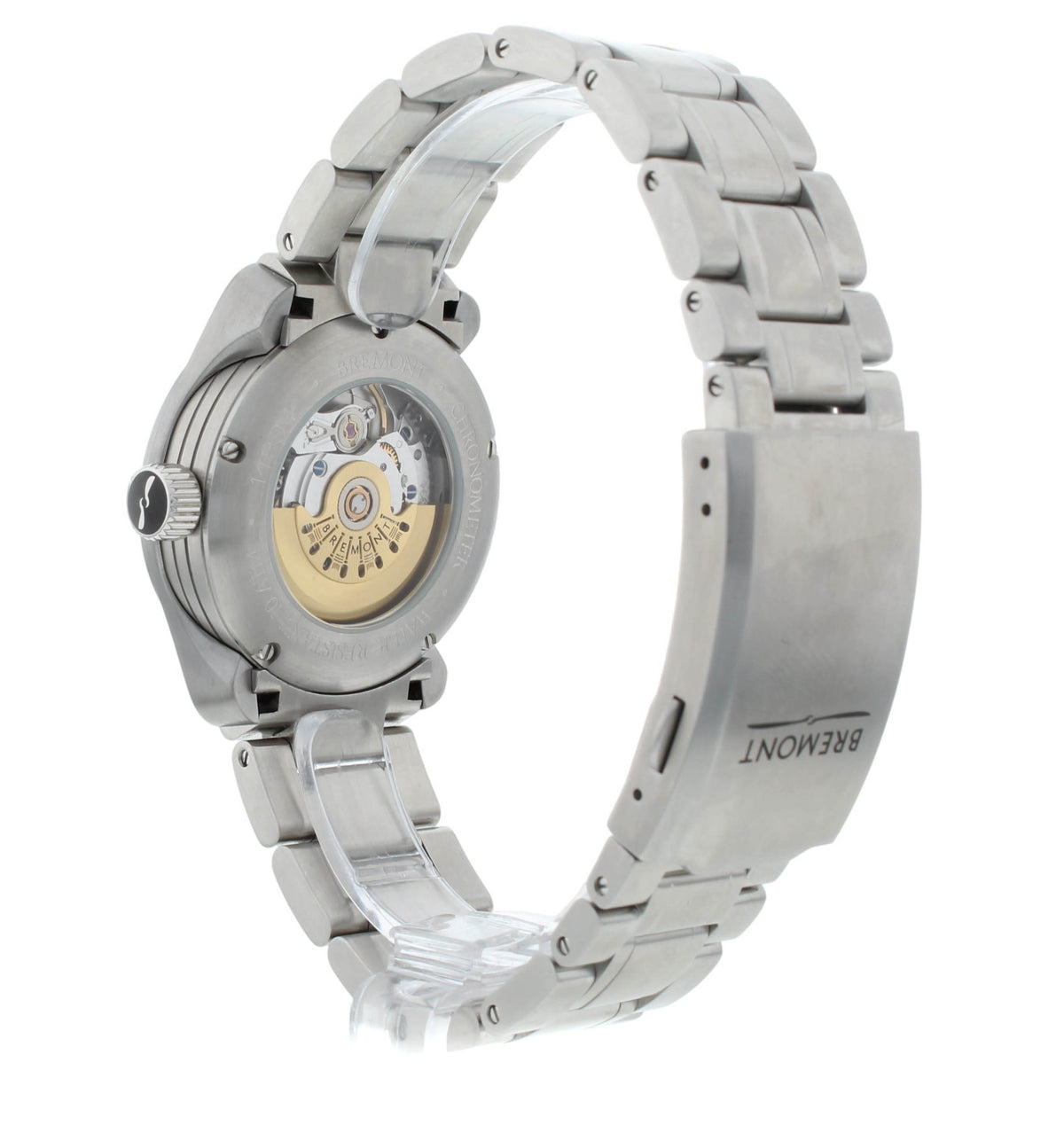 Bremont Solo 37 Stainless Steel White Dial Automatic Mens Watch SOLO37-SI-R-S