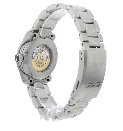 Bremont Solo 37 Stainless Steel White Dial Automatic Mens Watch SOLO37-SI-R-S
