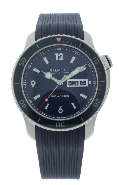 Bremont Supermarine S500 Blue Strap 43mm Automatic Men's Watch S500-BL-2018-R-S