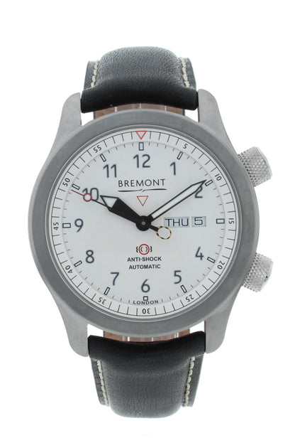 Bremont Martin Baker II White Dial Black Barrel 43mm Men’s Watch MBII-WH-AN-S