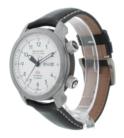 Bremont Martin Baker II White Dial Black Barrel 43mm Men’s Watch MBII-WH-AN-S