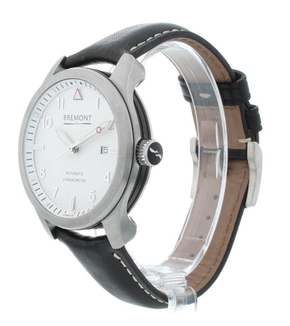 Bremont Solo 43mm White Dial Automatic Steel Men's Watch SOLO43-WS-H
