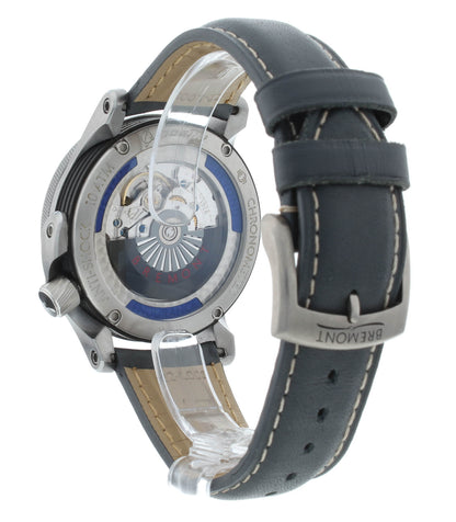 Bremont Boeing Model 1 43mm Black Dial Leather Strap Men's Watch BM1-BK-R-S