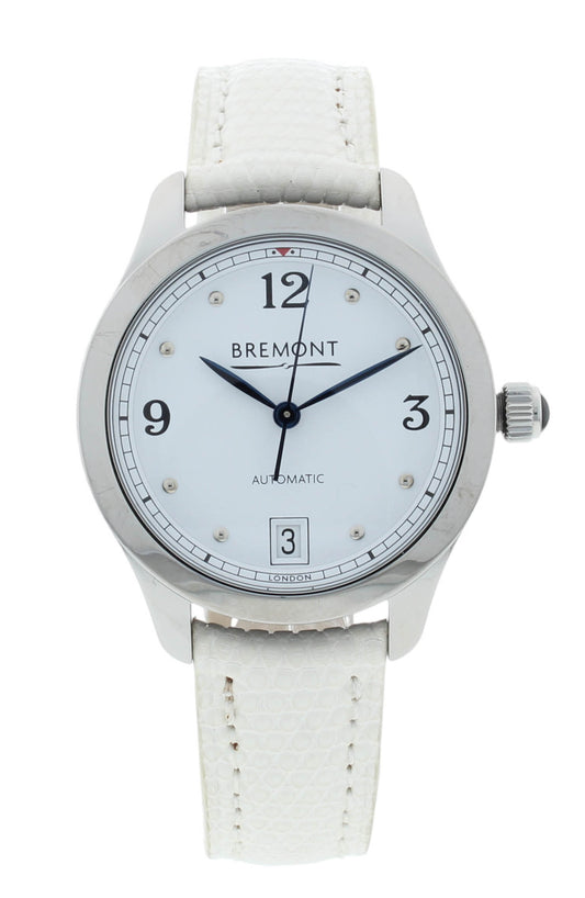 Bremont Solo 34mm Automatic White Dial Ladies Watch SOLO34-AJ-WH-R-S