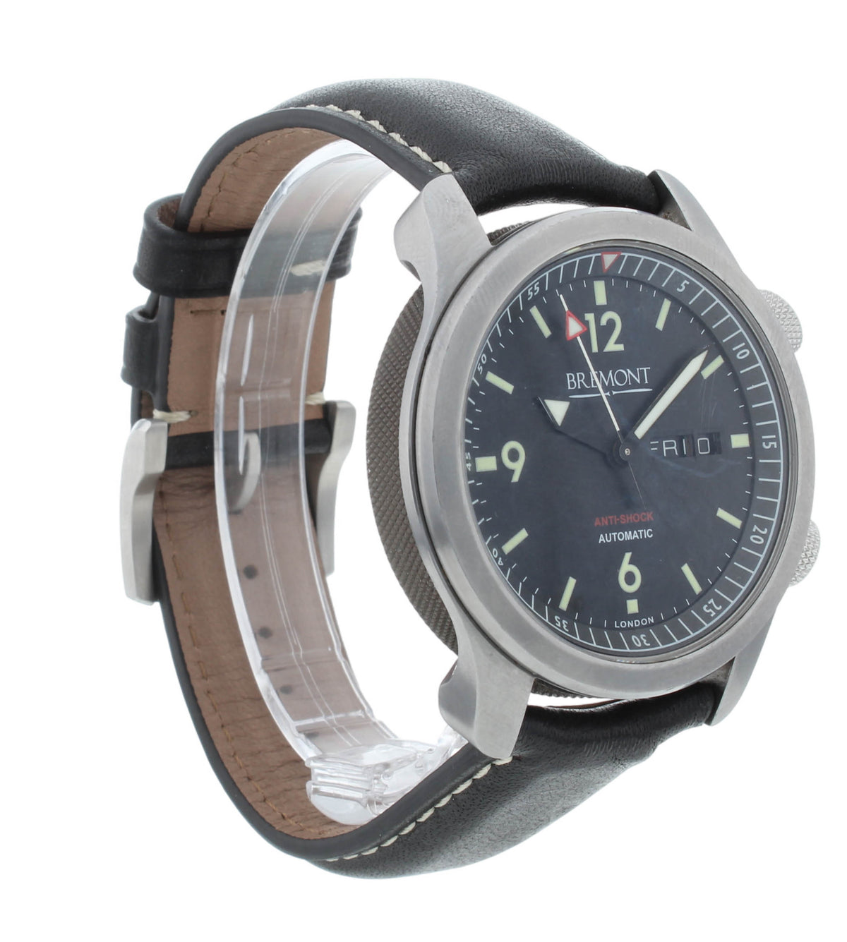 Bremont U-2 43mm Black Dial Automatic Day/Date Stainless Steel Men's Watch U2-H