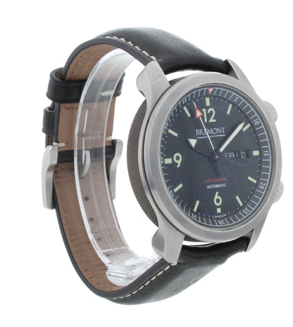Bremont U-2 43mm Black Dial Automatic Day/Date Stainless Steel Men's Watch U2-H
