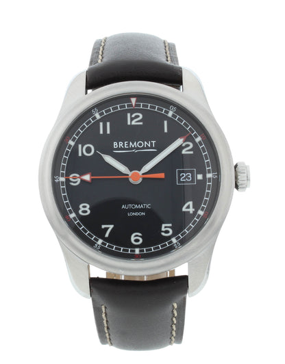 Bremont Airco Mach 1 Black Dial 40mm Automatic Men's Watch AIRCO-M1-BK-R-S
