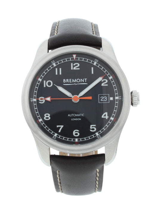 Bremont Airco Mach 1 Black Dial 40mm Automatic Men's Watch AIRCO-M1-BK-R-S