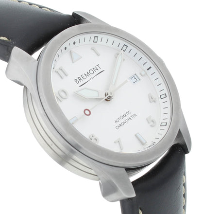 Bremont Solo 37 Stainless Steel White Dial Automatic Mens Watch SOLO37-SI-R-S