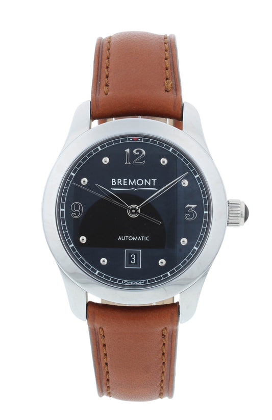 Bremont Solo 34mm Automatic Black Dial Ladies Watch SOLO34-AJ-BK-R-S