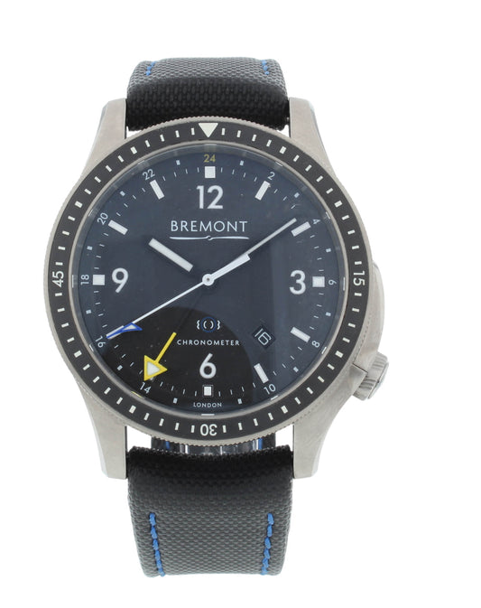 Bremont Boeing Model One GMT Black Dial 43mm Automatic Men's Watch BM1-GMT-T-R-S