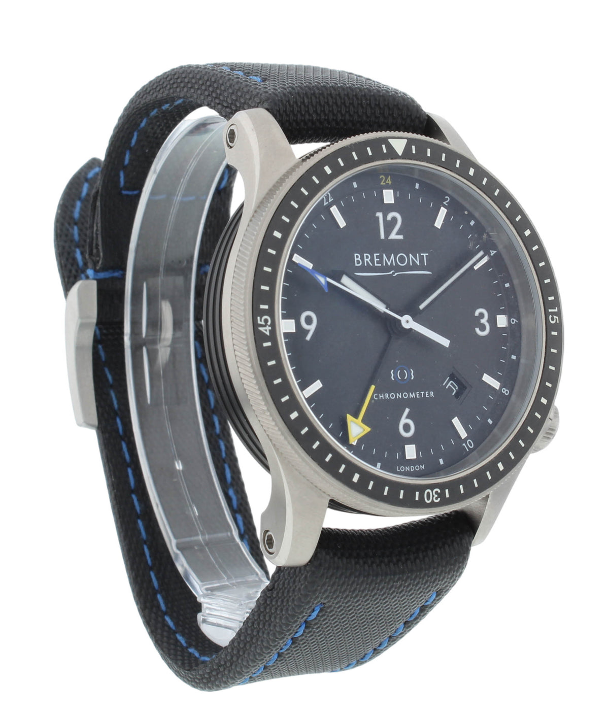Bremont Boeing Model One GMT Black Dial 43mm Automatic Men's Watch BM1-GMT-T-R-S