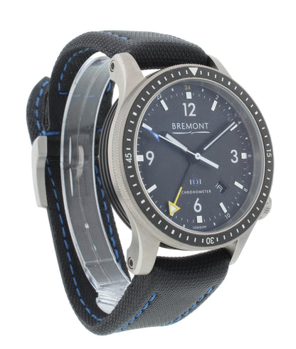 Bremont Boeing Model One GMT Black Dial 43mm Automatic Men's Watch BM1-GMT-T-R-S
