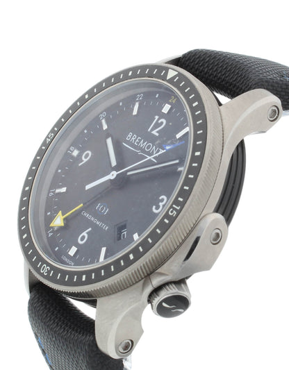 Bremont Boeing Model One GMT Black Dial 43mm Automatic Men's Watch BM1-GMT-T-R-S