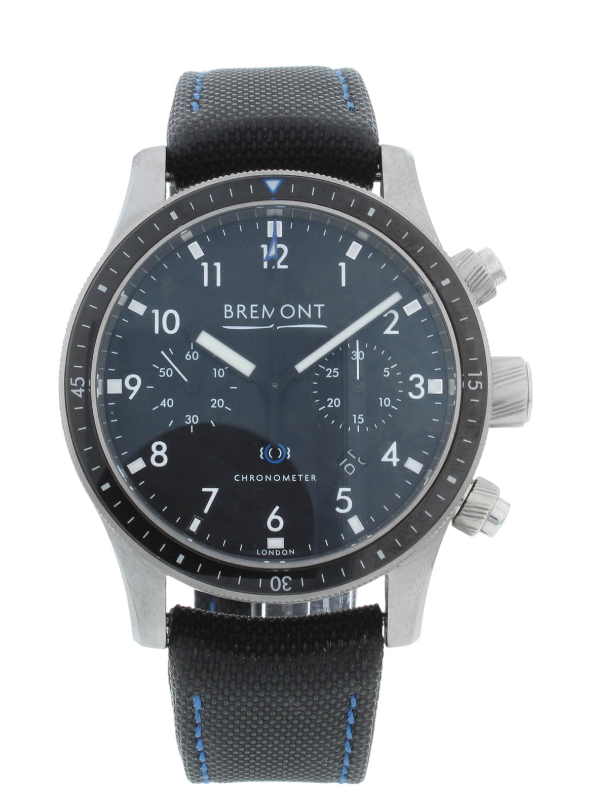 Bremont Boeing 247 Chronograph Black Dial 43mm Automatic Mens Watch BM247-BK-R-S