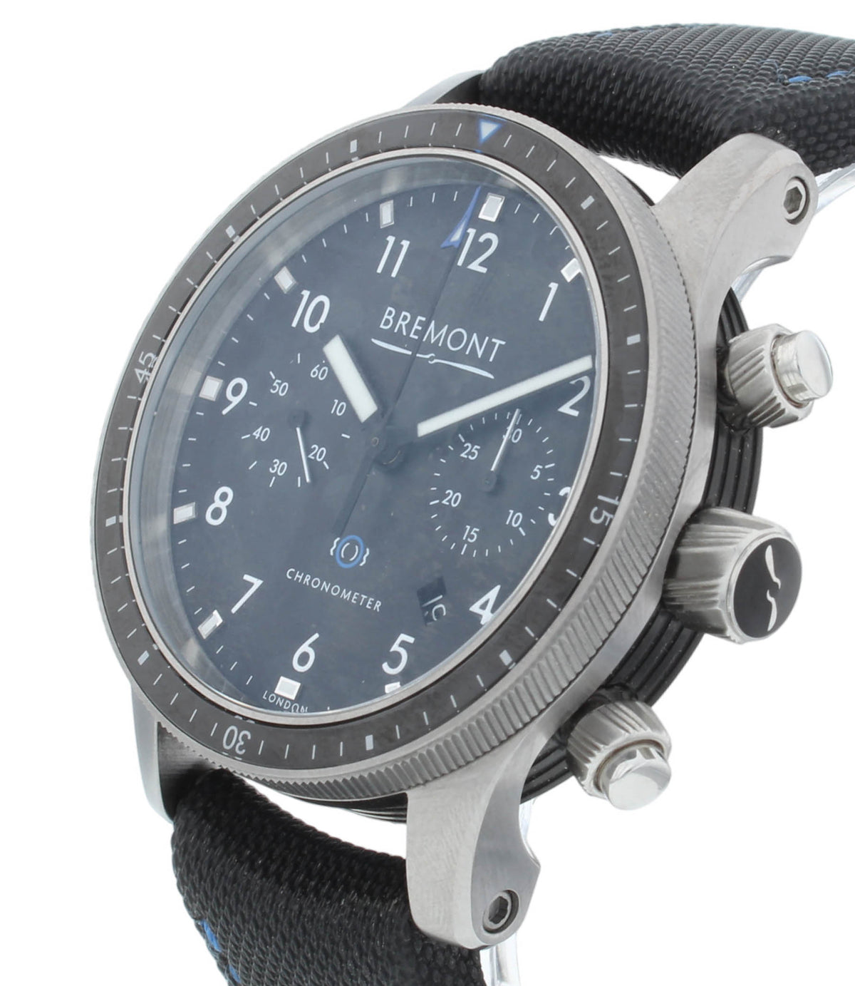 Bremont Boeing 247 Chronograph Black Dial 43mm Automatic Mens Watch BM247-BK-R-S