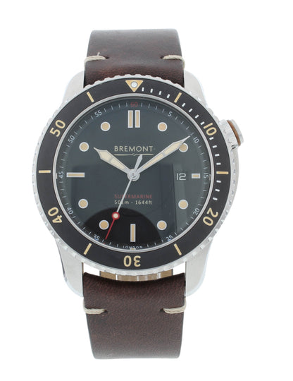 Bremont Supermarine S501 43mm Automatic Black Dial Men's Watch S501-BK-R-S