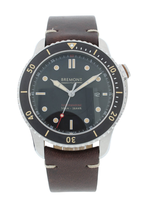 Bremont Supermarine S501 43mm Automatic Black Dial Men's Watch S501-BK-R-S