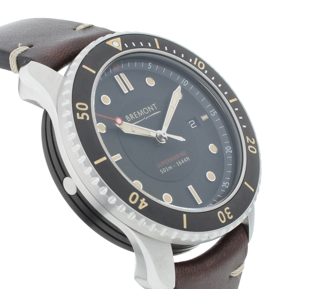 Bremont Supermarine S501 43mm Automatic Black Dial Men's Watch S501-BK-R-S