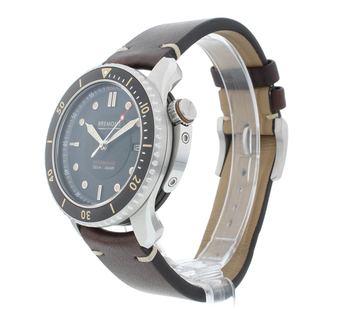 Bremont Supermarine S501 43mm Automatic Black Dial Men's Watch S501-BK-R-S