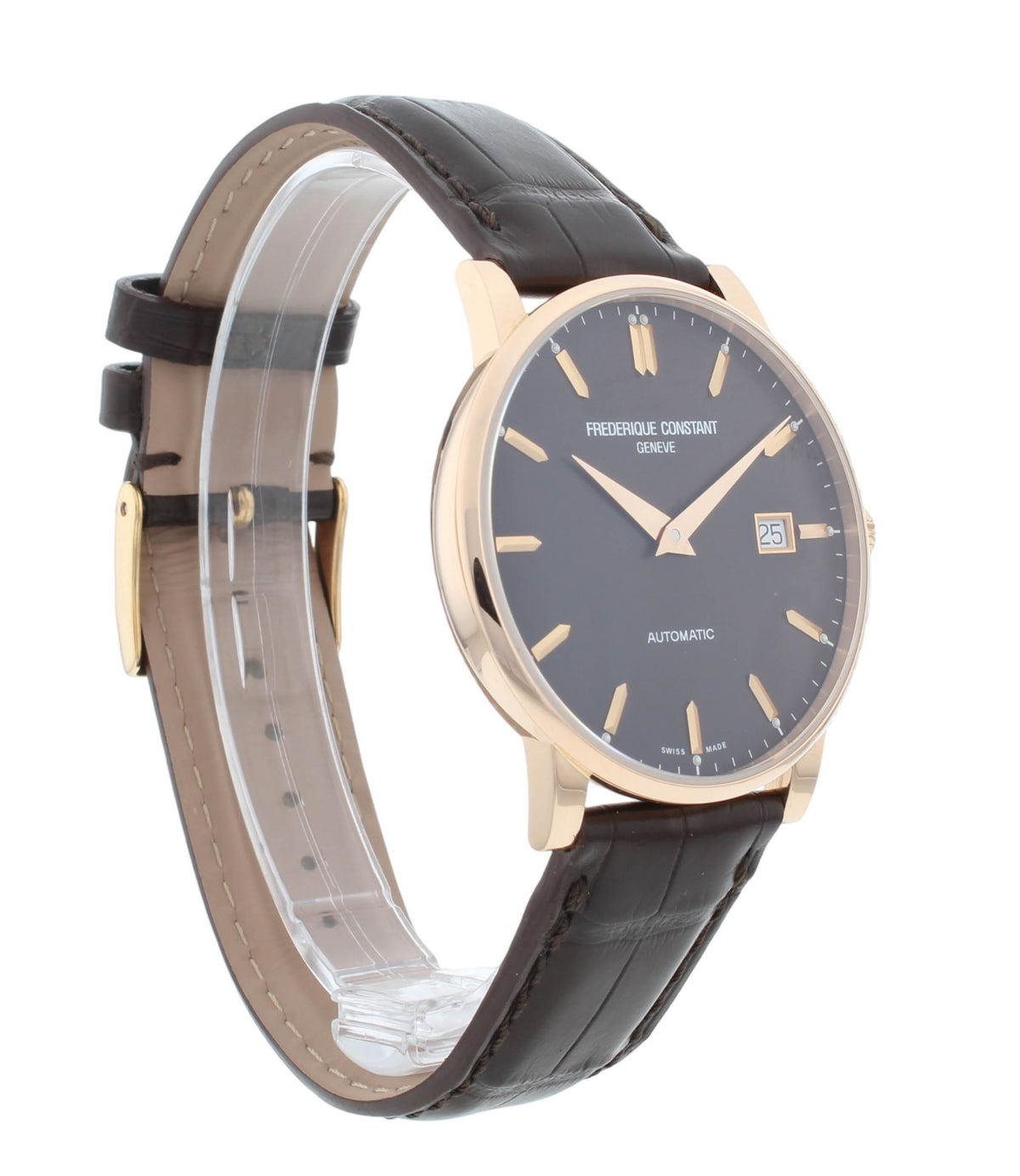 Frederique Constant Slimline Automatic 37mm 18k Rose Gold Men's Watch FC-316C5B9