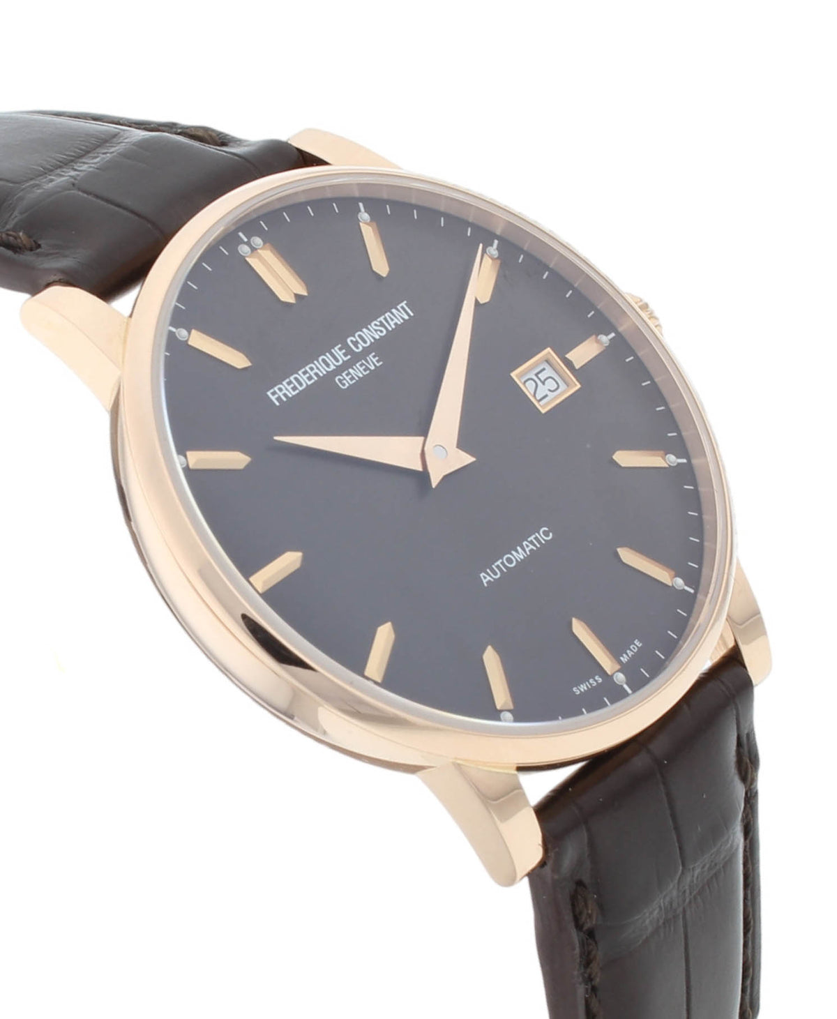 Frederique Constant Slimline Automatic 37mm 18k Rose Gold Men's Watch FC-316C5B9
