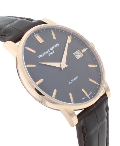 Frederique Constant Slimline Automatic 37mm 18k Rose Gold Men's Watch FC-316C5B9