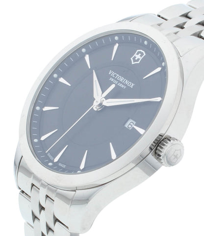 Victorinox Alliance 40mm Black Dial Quartz Stainless Steel Men's Watch 241801