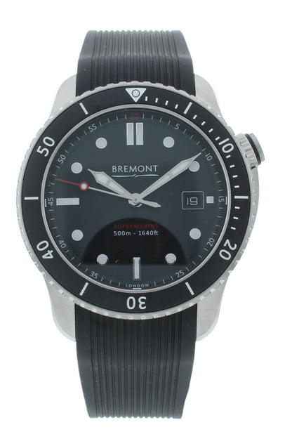 Bremont Supermarine S500 Chronometer 42mm Automatic Men’s Watch S500-BK-2018-R-S
