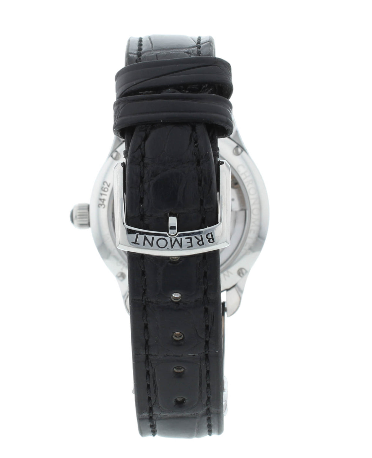 Bremont Solo 34mm Automatic Black Strap White Dial Ladies Watch SOLO34-AJ-WH-R-S