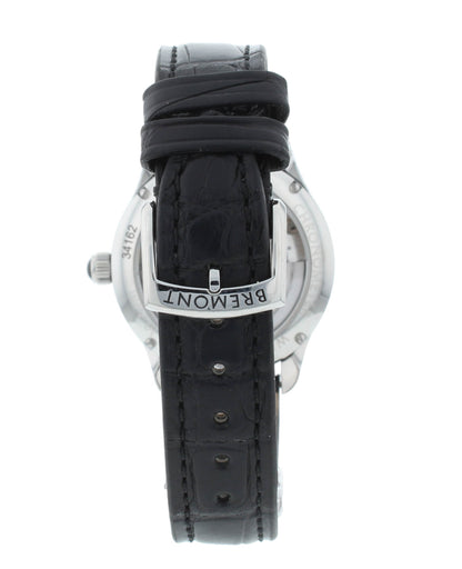 Bremont Solo 34mm Automatic Black Strap White Dial Ladies Watch SOLO34-AJ-WH-R-S