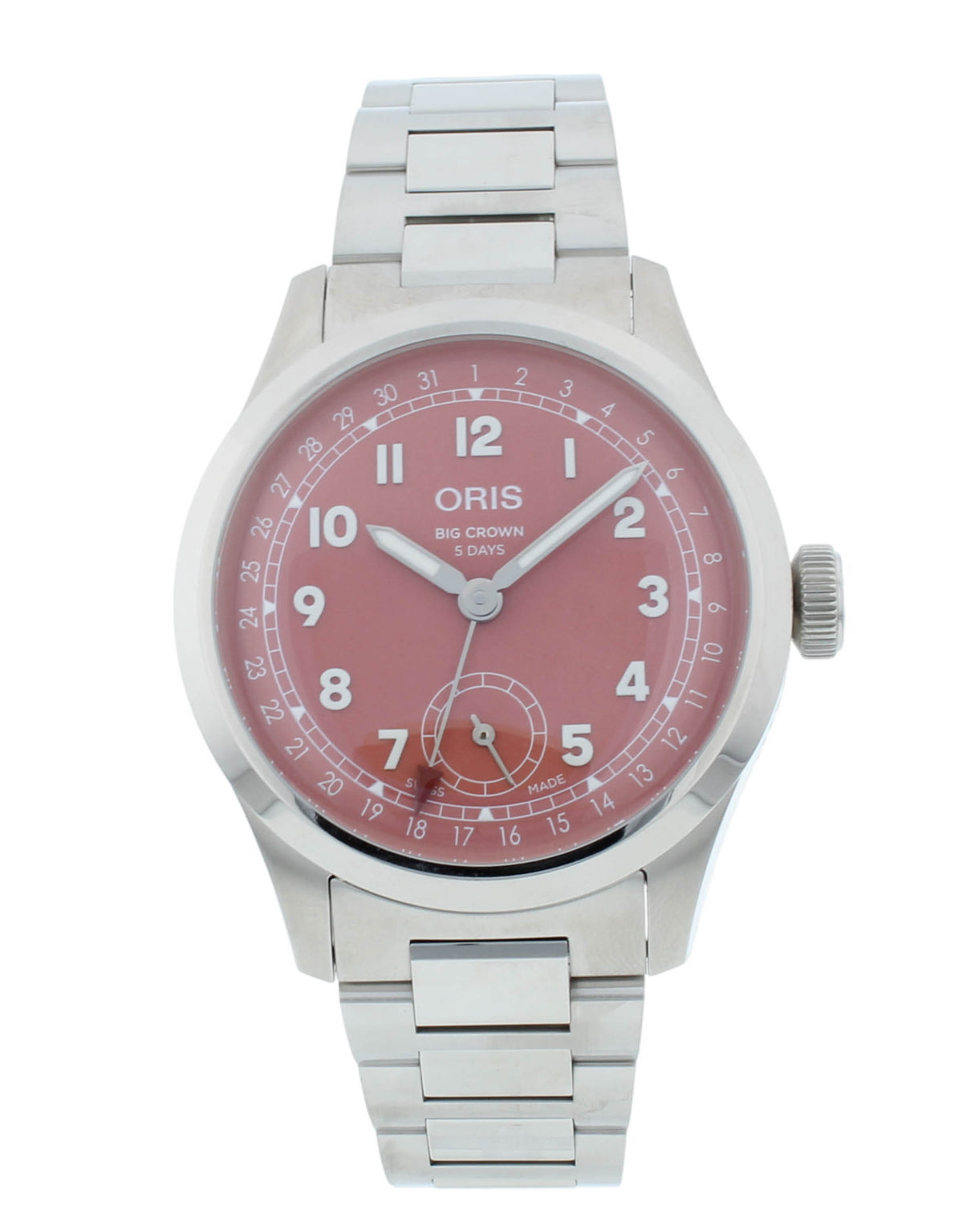 Oris Big Crown Pointer Date 40mm Automatic Red Dial Men's Watch 01 403 7799 4068