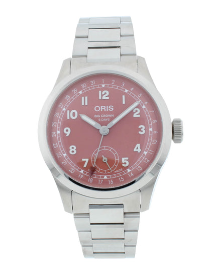 Oris Big Crown Pointer Date 40mm Automatic Red Dial Men's Watch 01 403 7799 4068