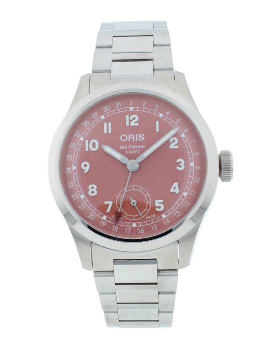 Oris Big Crown Pointer Date 40mm Automatic Red Dial Men's Watch 01 403 7799 4068