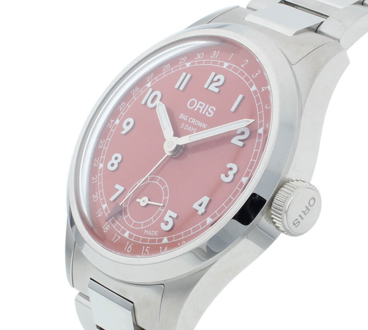 Oris Big Crown Pointer Date 40mm Automatic Red Dial Men's Watch 01 403 7799 4068