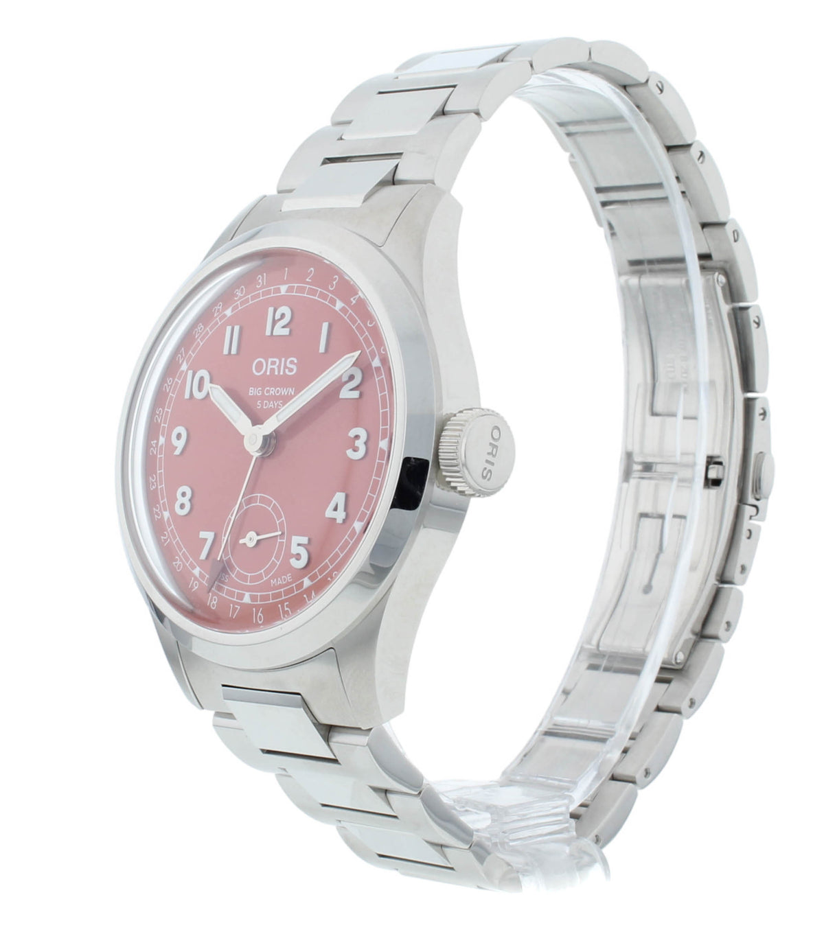 Oris Big Crown Pointer Date 40mm Automatic Red Dial Men's Watch 01 403 7799 4068
