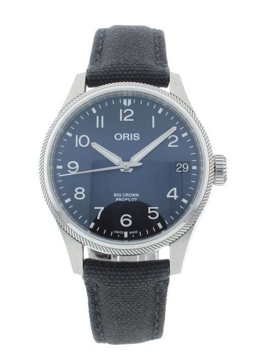Oris Big Crown 41mm Blue Dial Automatic Men's Watch 01 751 7761 4065-07 3 2005LC