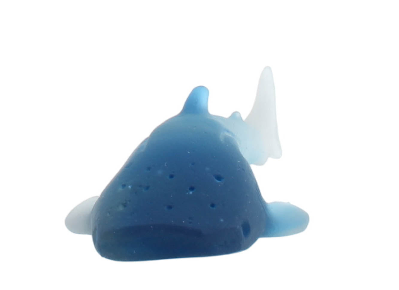 Daum France Gray Blue Crystal Shark Figurine New With Original Box 05466